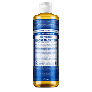 Peppermint Pure-Castile Liquid Soap, 473ml ekologisk - Dr Bronners