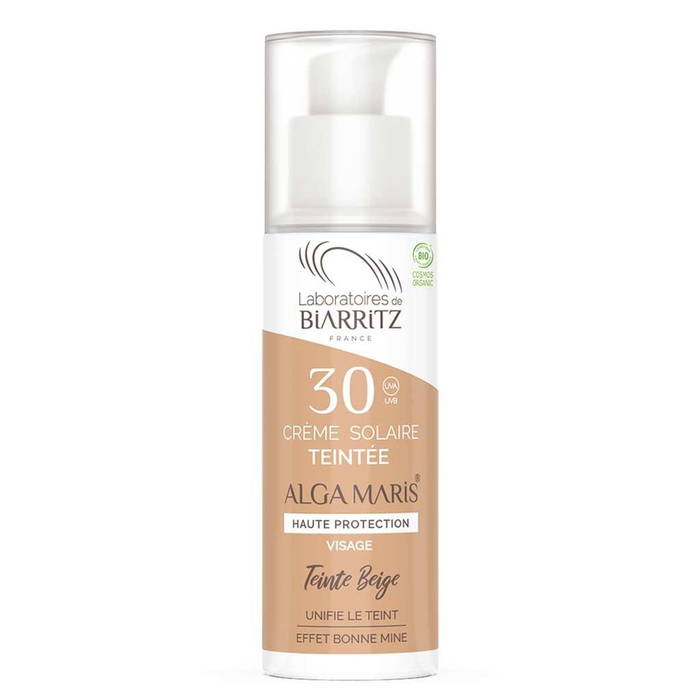 Alga Maris Tonat Solskydd för Ansiktet  SPF30 - Beige 50 ml - Alga Maris