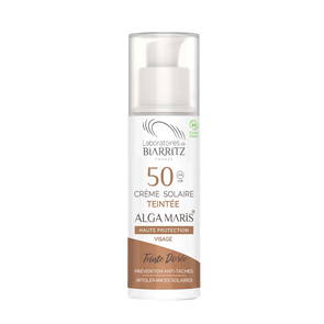 Alga Maris Tinted Face Sunscreen SPF50 Golden, 50ml - Laboratoires de Biarritz Suncare