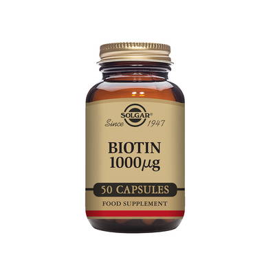 Biotin 1000mcg, 50 kapslar - Solgar