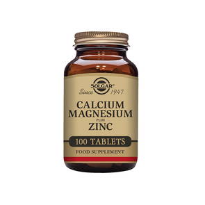 Calcium Magnesium Plus Zinc, 100 tabletter - Solgar