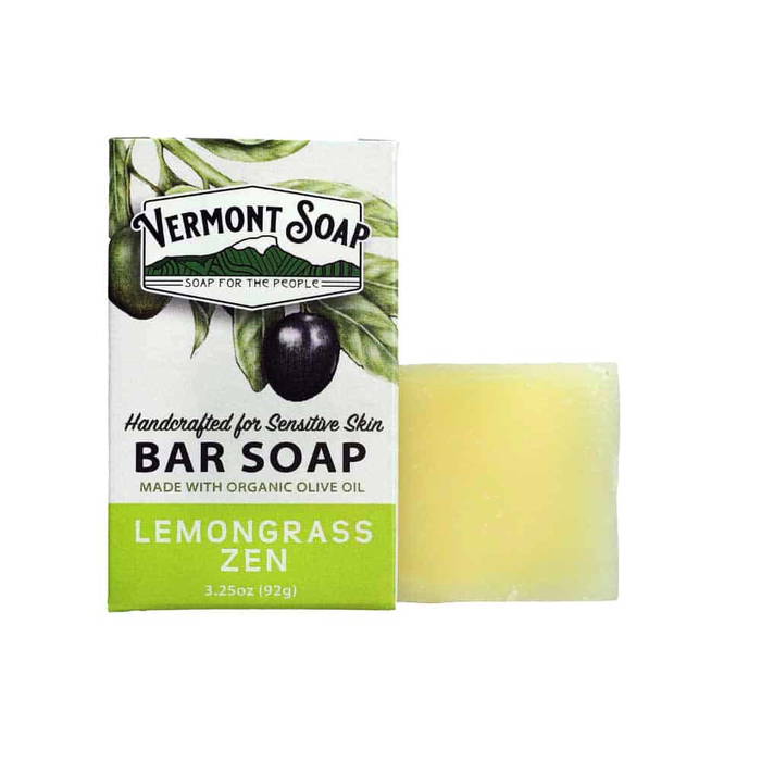 Ekologisk handgjord tvål - Citrongräs, 92g - Vermont Soap