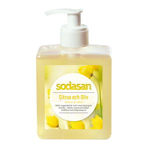 Tvål Citrus & Oliv, 300 ml ekologisk - Sodasan