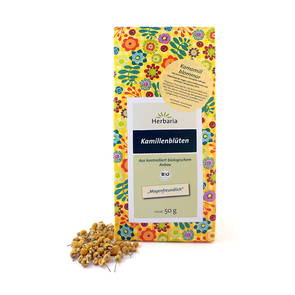 Kamomill Blommor Te, 50g ekologisk - Herbaria