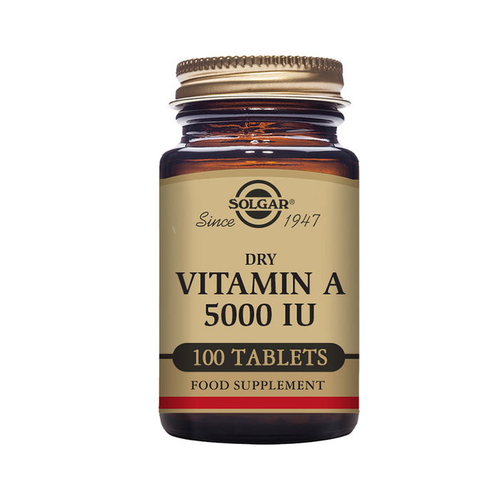 Vitamin A 5000 IE, 100 tabletter - Solgar