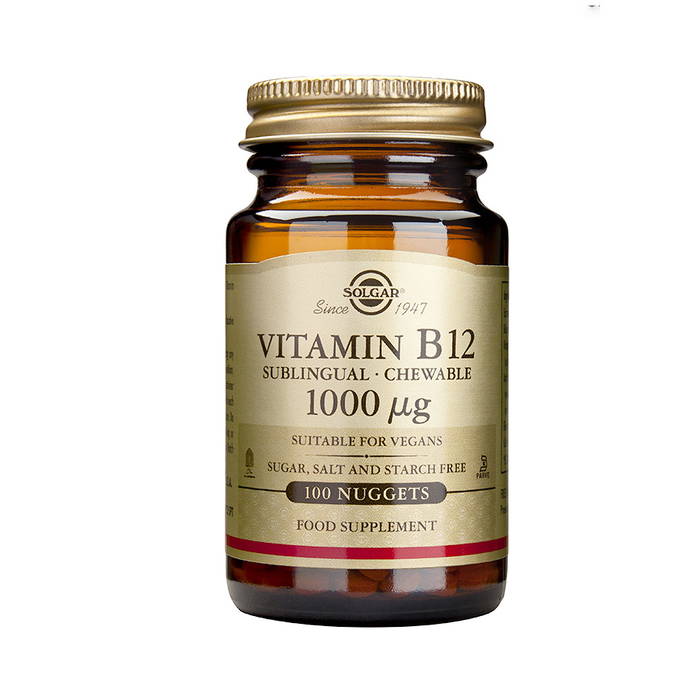 Vitamin B12 1000mcg, 100 tabletter - Solgar