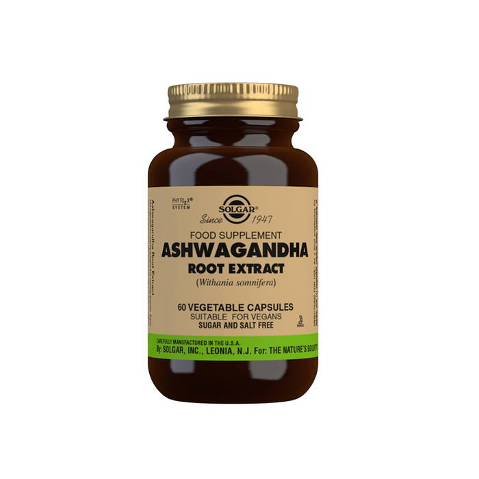 Ashwagandha Root, 60 kapslar - Solgar