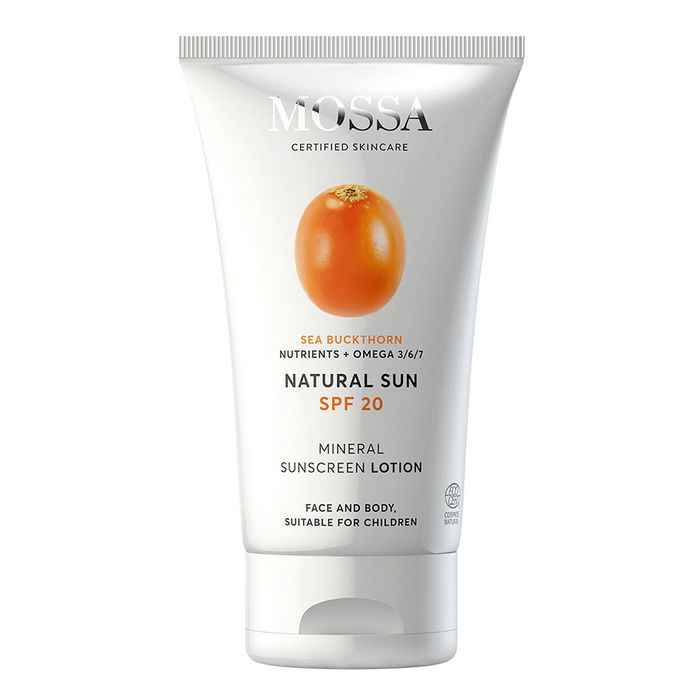 Natural Sun SPF20 Mineral Sunscreen Lotion, 100 ml - Mossa