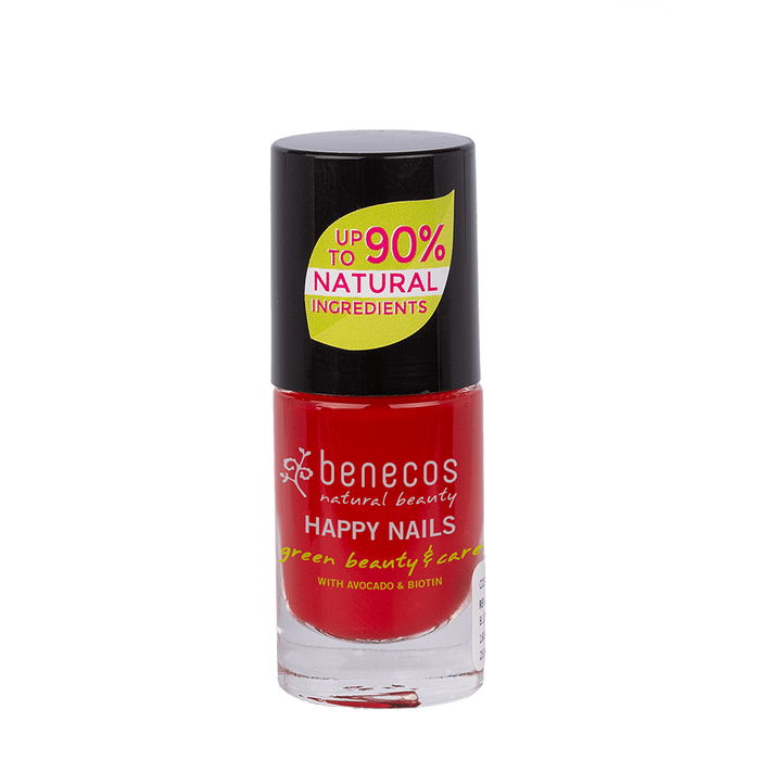 Nagellack Vintage Red, 5ml - Benecos