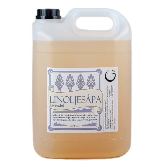 Linoljesåpa Lavendel, 5l - Grunne