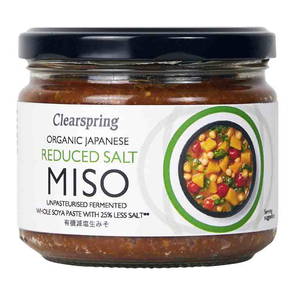 Miso Reducerad Salt Opastöriserad, 270 g ekologisk - Clearspring