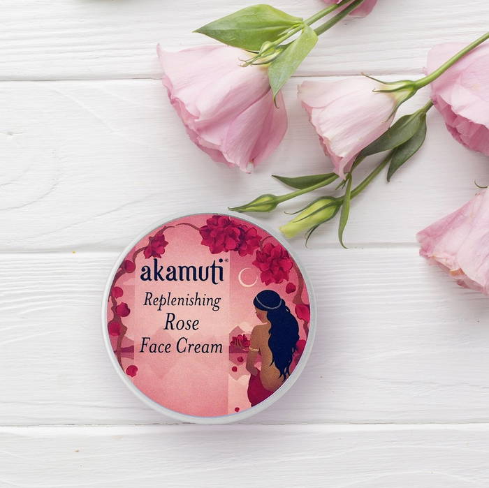 Roskräm Replenishing Rose Face Cream, 50ml - Akamuti