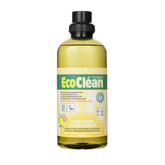 Tvättmedel Citrus, 1 l ekologisk - Eco Clean Nordic