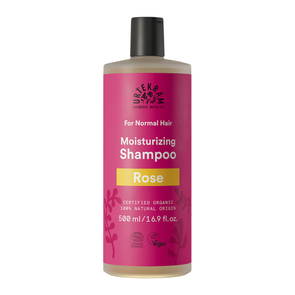 Rose Shampoo Normalt Hår, 500ml ekologisk - Urtekram Beauty