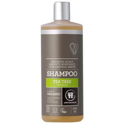 Tea Tree Shampoo Känslig Hårbotten, 500ml ekologisk - Urtekram Beauty