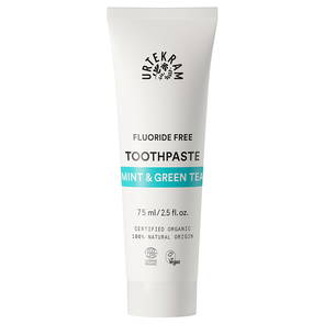 Mint & Green Tea Toothpaste, 75ml ekologisk - Urtekram Beauty