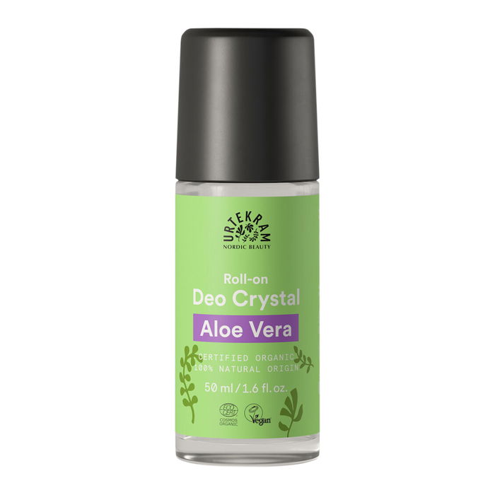 Aloe Vera Deo Crystal, roll-on 50ml - Urtekram Beauty