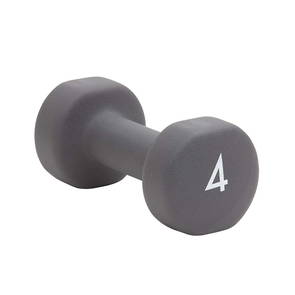 Dumbbell 4 kg, Grey - Abilica