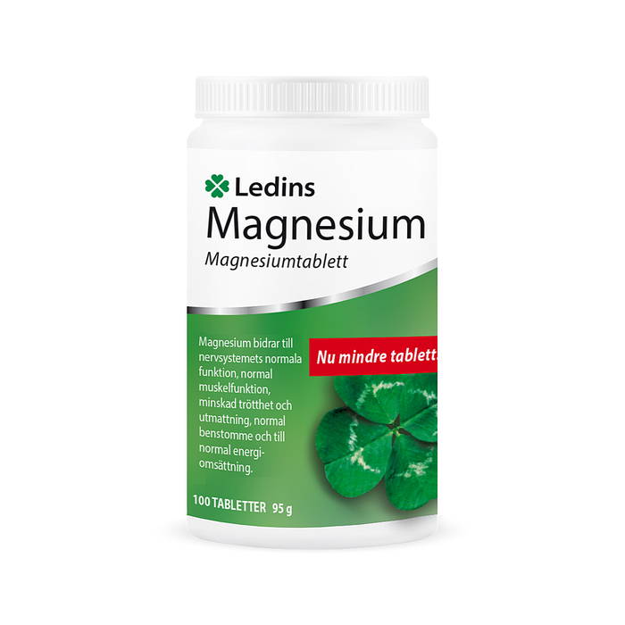 Magnesium 250 mg, 100 tabletter - Ledins