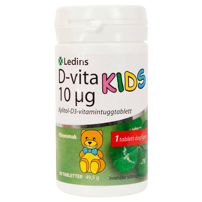 D-vita kids, 90 sugtabletter - Ledins