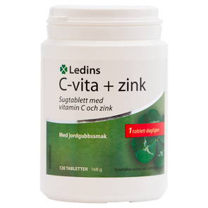 C-vitamin & zink, 120 sugtabletter - Ledins