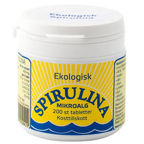 Spirulina, 200 tabletter ekologisk - Lindroos