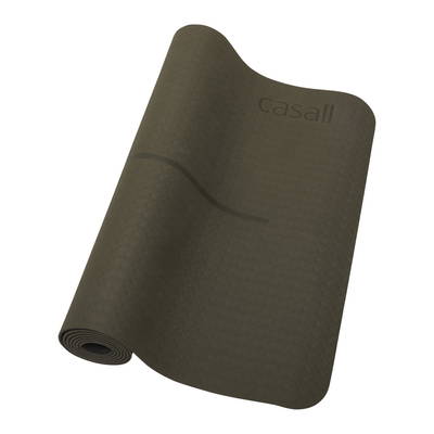 Yoga Mat Position Forest Green Black, 4mm - Casall