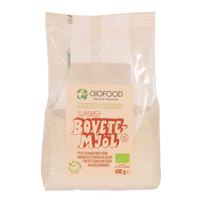 Bovetemjöl ljust, 400 g ekologisk - Biofood