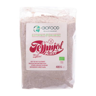 Teffmjöl Mörkt, 400g ekologisk - Biofood