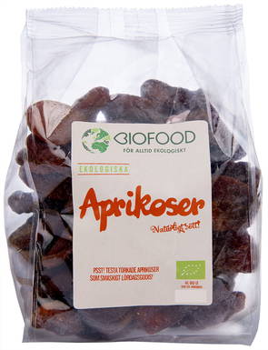 Aprikoser, 400 g ekologisk - Biofood