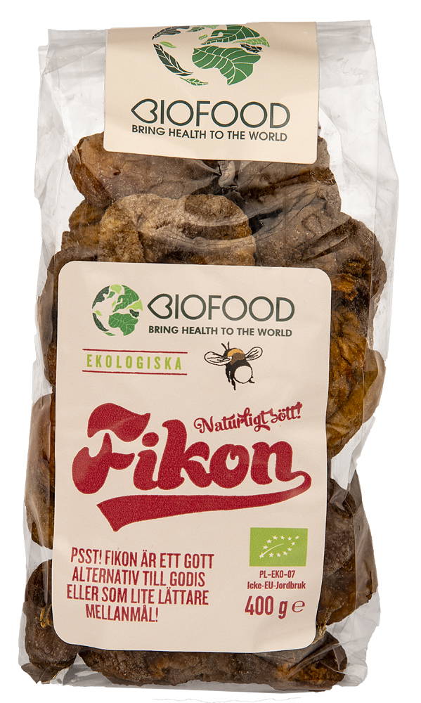 Fikon, 400 g ekologisk - Biofood