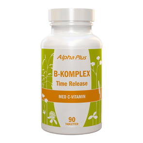 B-komplex Time Release, 90 tabletter - Alpha Plus