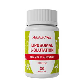 Liposomal L-Glutation 200mg, 30 kapslar - Alpha Plus