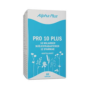 Pro 10 plus, 60 kapslar - Alpha Plus