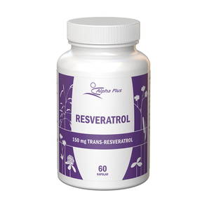 Resveratrol, 60 kapslar - Alpha Plus