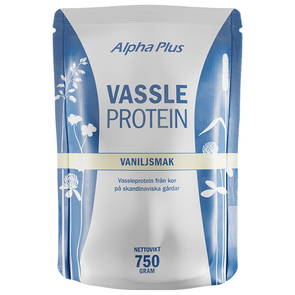 Vassleprotein Vanilj, 750g - Alpha Plus