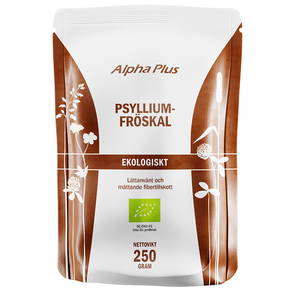 Psylliumfröskal, 250g ekologisk - Alpha Plus