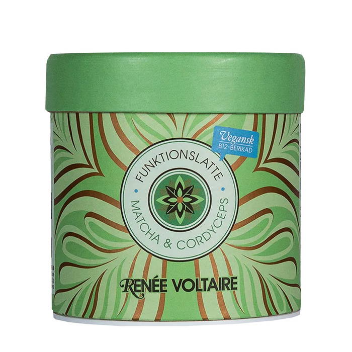 Funktionslatte matcha & cordyceps, 100g - Renée Voltaire