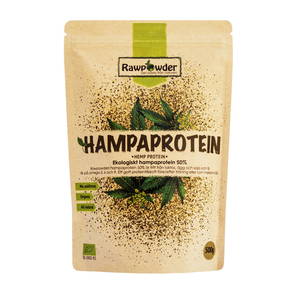 Hampaprotein 50%, 500g pulver ekologisk - Rawpowder