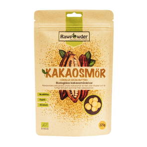 Kakaosmör skivor, 225g ekologisk - Rawpowder