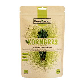 Korngräs, 200g pulver ekologisk - Rawpowder