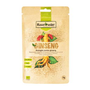 Ginseng panax, 75g pulver ekologisk - Rawpowder