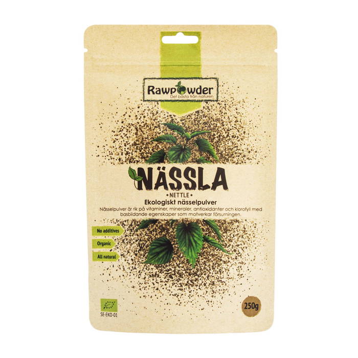 Nässla, 250g pulver ekologisk - Rawpowder