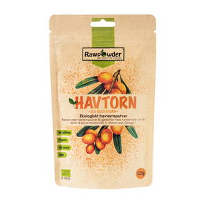 Havtorn pulver, 125g ekologisk - Rawpowder