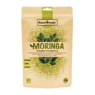 Moringa, 250g pulver ekologisk - Rawpowder