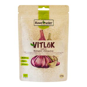 Vitlök Pulver, 125g ekologisk - Rawpowder