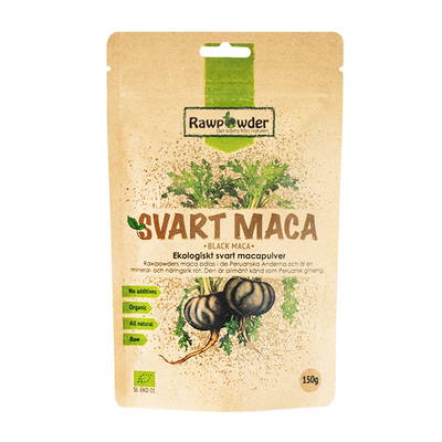 Maca Svart, 150g Ekologisk - Rawpowder