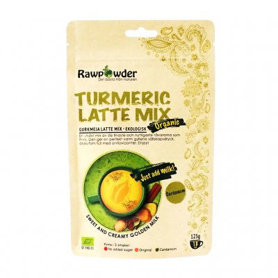 Turmeric Latte Mix, 125g ekologisk - Rawpowder