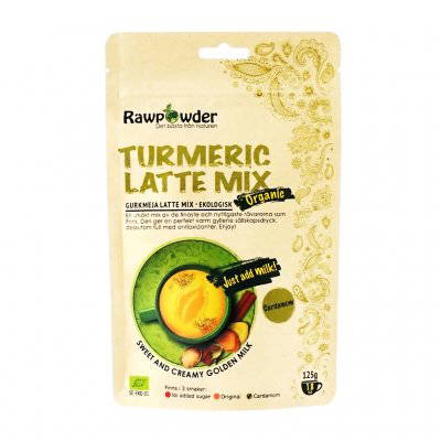 Turmeric Latte Mix, 125g ekologisk - Rawpowder