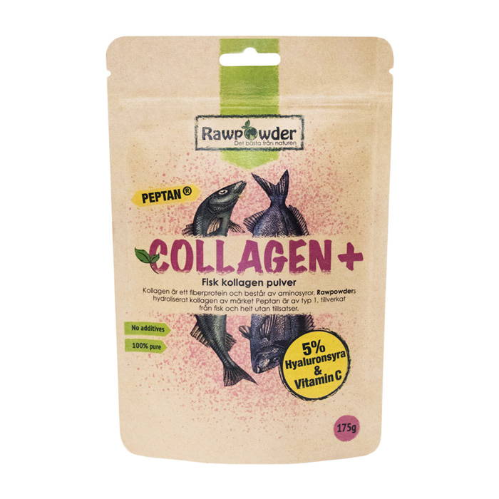 Collagen Plus, 175g marint pulver - Rawpowder